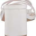 The Drop Women's Amelie Strappy Square Toe Heeled Sandal (10, White)