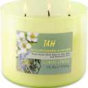 Eucalyptus Jasmine Lavender 3 Wick Candle | Highly Scented Soy Candle for Stress Relief 15.8 oz | Fresh Calming Aromatherapy Candle for Men & Women | Large Clean Burn Lavender Candle for Home