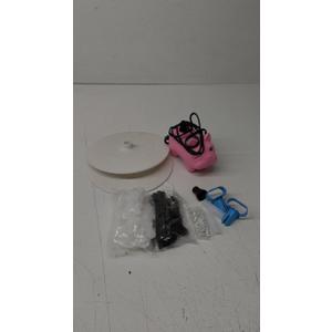 Jieotwice Mini Portable Inflatable Pump Electric Balloon Pump 300W AC 110V Pink Kit For Balloon