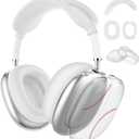 Cute Soft TPU for AirPods Max Case+Silicone Ear Pad Case and Headband Cover for AirPods Max,Baseball