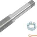 labwork Trailer Axle BT8 Round Spindle with Fastening Accessories for 1 Inch Bearings