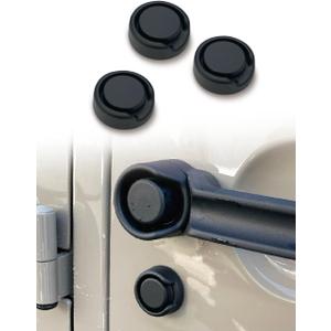 AZUTO Keyhole Covers for Jeep Wrangler JK 2007-2017 Door Key Hole Door Security Accessories