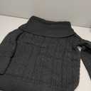 MASCOMODA Womens Sweaters Off The Shoulder Long Sleeve Cable Knit Sweater Loose Chunky Pullover Dressy Work Tops Fall Fashion (Large, Black)