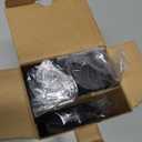 Electric Salt and Pepper Grinder Set Automatic Battery Pepper Mill Shakers Adjustable Coarseness Upgraded Larger Capacity with Led Home and Kitchen Appliances Birthday Gifts for Women Mom (Black/Black)