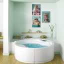 3Pcs Funny Tiger Bathroom Canvas Wall Art Trendy Preppy Tiger Bathroom Wall Decor Prints Fashion Sunglasses Animal Toilet Paintings Pictures for Washroom Toilet Home Decoration 12x16in Framed