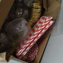 Yaomiao 48 Pcs 10 oz Christmas Ornament Cups for Drink Plastic Clear Fish Bowl with Lids and Straws Spherical Bulb Bottles Bulk for Holiday Cocktails Candy Gift Carnival Party Decorations