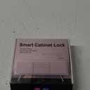 Smart Cabinet Lock, Anweller Hidden No Drill Adhesive Magnetic Baby Proofing Child Proof Drawer Locks, Keyless RFID Bluetooth Cabinet Locks for Adults File Kitchen Cupboard Closet Liquor - Black