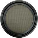 2" Sanitary Tri-Clamp Gaskets (Pack of 2), Bonded Type Screen (#240 Mesh/ 61 m) Gaskets, Black EPDM