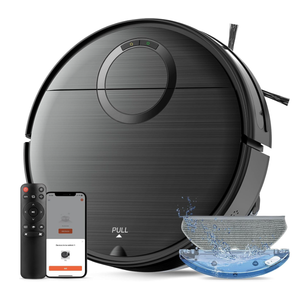 UMMUND Robot Vacuum and Mop Combo, 2 in 1 Self Cleaning Vacuum and Mop Robot with Schedule, Wi-Fi/App/Remote, Strong Suction, Self-Charging, Slim, Ideal for Hard Floor, Pet Hair, Low-Pile Carpet