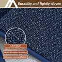 COSY HOMEER Hallway Runner Rugs Non-Slip Washable 2'x8' Blue