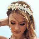 Brishow Mermaid Crowns and Tiaras Seashell Headband Headpiece for Women and Girls