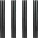 GeilSpace 3/4"  10" Heavy Duty Pre-Cut Grey Metal Pipe, Industrial Steel Fits Standard 3/4 Inch Threaded Pipes and Fittings - Vintage DIY Industrial Shelving (3/4"  10", Grey) (Gray)