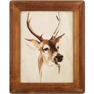 8x10 Picture Frames,Brown Rustic Wood Frame with Glass Front, Display 10x8 inch Photos for Table Top Display and Wall Mounting