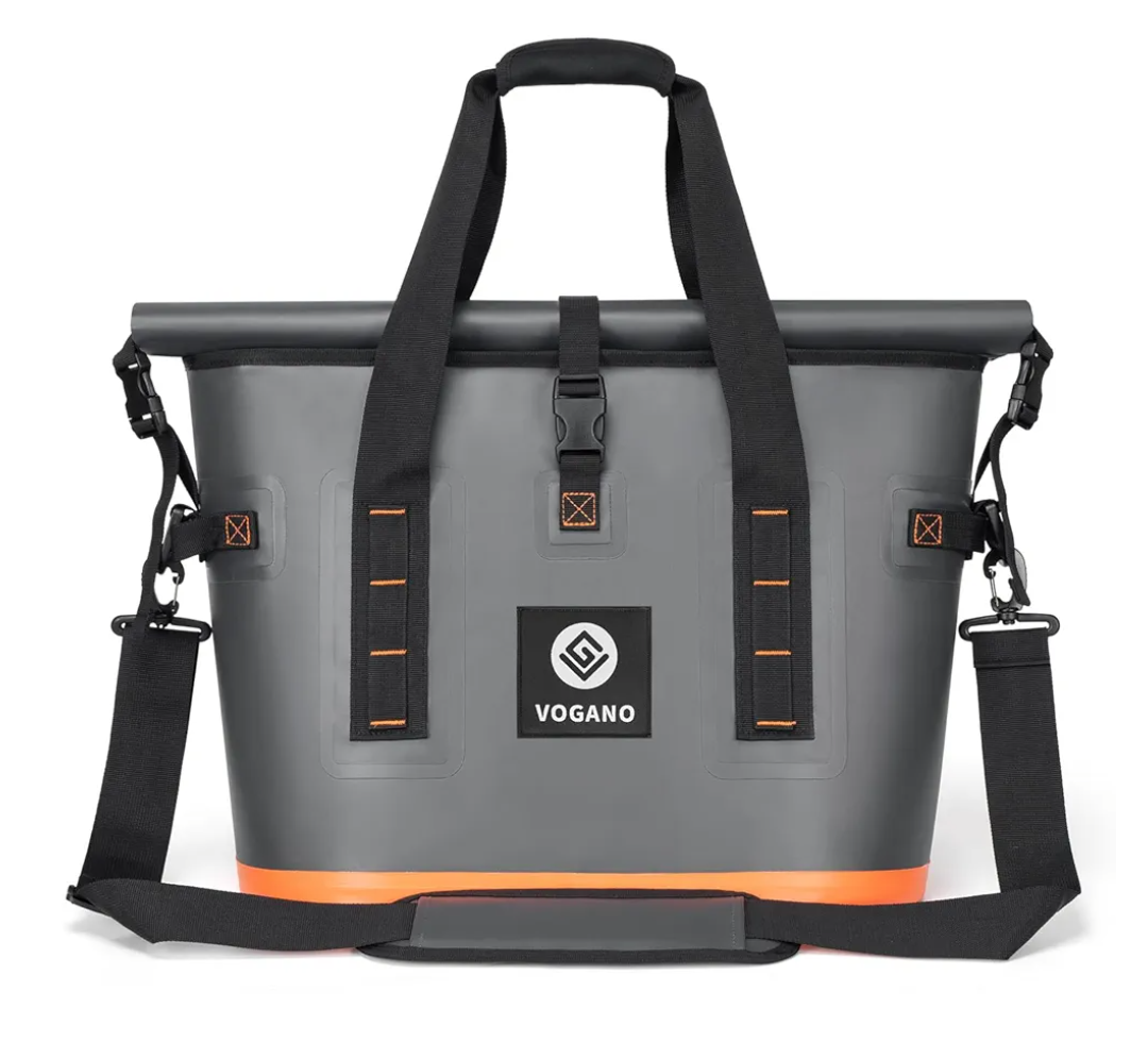 40 Can Soft Cooler Bag - Insulated Leak-Proof Large Cooler Bag with Roll-Top Waterproof Seal | Portable Ice Chest for Camping, Beach, Travel, Picnics | 12HR Cold Retention