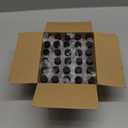 Mini Liquor Bottles, 30 Pack Airtight Plastic Spirit With Black Cap, 1.7oz Empty Alcohol Shot With 10 Funnels, Miniature for Weddings, Parties