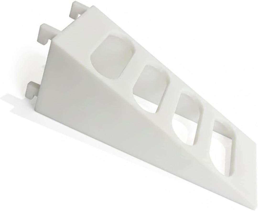 LORDSTAR Just Hanging 4-Slot Cascade Scissor/Plier Holder,3D Printed Pegboard Accessory, Compatible with IKEA SKDIS, Easy Installation & Space-Saving Tool Storage