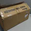 Power Tool Organizer Wall Mount - 400Lbs Load 4 Layers Storage Rack with 8 Drill Holders for Drills Cordless Tools. Heavy Duty Iron Garage Tool Organizer Storage for Workshop Shed Pegboard Basement