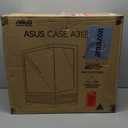 ASUS A31 PLUS Black ATX pc case (hidden-connector motherboards, 360mm radiators and 380mm graphics cards, four pre-installed ARGB fans, clean cable management)
