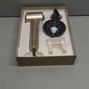 Tideway Hair Dryer Professional High-Speed Ionic Blow Dryer 110,000 RPM, Compact Hair Dryer with Magnetic Diffuser, Fast Drying with Brushless Motor Low Noise Smart Temperature Control-H11 (Gold)