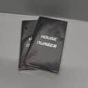 2 x TripDock 5.5 Inch House Number, Metal Address Number, Decoration Door, Street, Mailbox, Home, Easy to Install, Black Brown (Number 0)