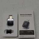 Redlake Wireless CarPlay Adapter for iPhone 2026 Wireless Apple CarPlay Adapter Mini Size with Cable USB & USB-C/Type-C Plug and Play Stable Connection and No Delay