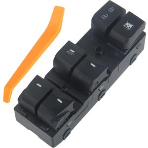 93570-3X000RY Black Master Power Window Switch Compatible with Elantra 2011 2012 2013 2014 2015 1.8L 2.0L L4(AUTO)