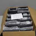 T-SUN Solar Post Cap Lights Outdoor 12 Pack, 2 Modes LED Fence Post Solar Lights Fit for 4x4 5x5 6x6 Vinyl/Wooden Posts, Waterproof Deck Post Lights Solar Powered for Garden Patio Gate Porch (Black-Warm & Cool White)