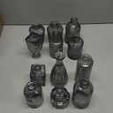 SUPMIND Bud Vase Set of 12, Black Bud Vases in Bulk, Small Flower Vases for Centerpieces, Mini Vintage Vase for Rustic Wedding, Home,Table Decoration