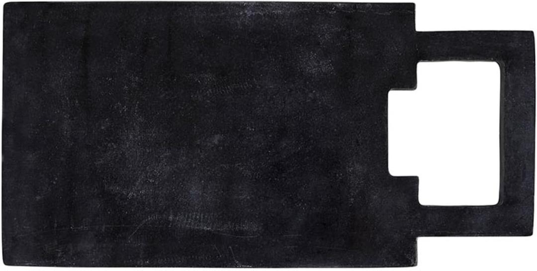 Santa Barbara Design Studio Marble Serving Board Tray, 18 x 9-Inch, Black