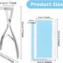 Tape-in Hair Extension Pliers - Stainless Steel Flat Surface Sealing Plier for Hair Extensions & Styling