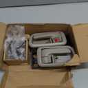 Pair of Interior Door Handles W/Bezel (Light Gray) for Toyota Tundra (Standard/Regular/Extended Cabs ONLY) 2000 2001 2002 2003 2004 2005 2006,Front Left Driver & Right Passenger Side