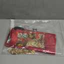 CICOCI Men Pirate Costume Accessories Set for Women: Pirate Hat, Head Scarf, Sash, Belt, Dress Accessories - Gold (Red)