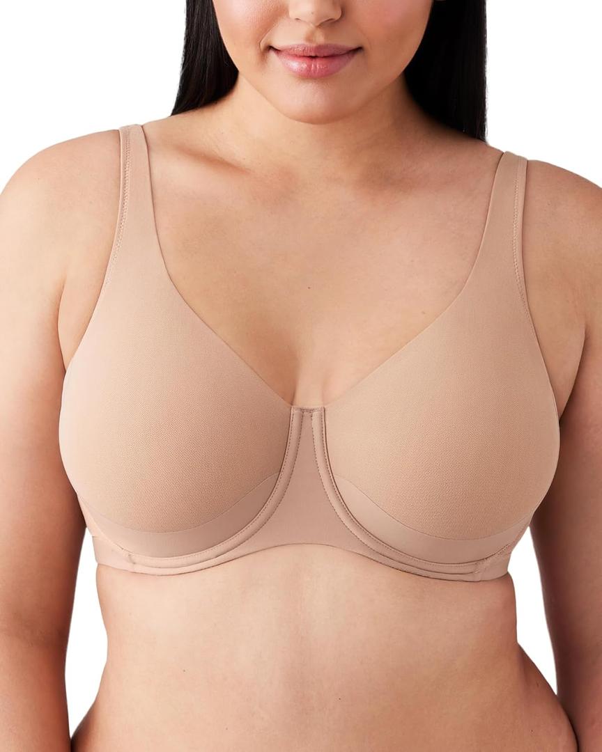 Wacoal Women's Pendulous Shape Revelation Unlined Full Coverage Underwire Bra, 855387 (36H, Praline) Wacoal Women's Pendulous Shape Revelation Unlined Full Coverage Underwire Bra, 855387 (36H, Praline)
