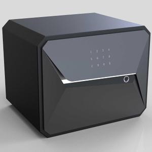 Y-Series Fingerprint Smart Safe Box Security Box with Key,1.2 Cubic,Safety Box for Home