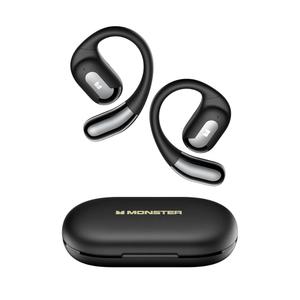 Monster Open Ear AC317 Headphones, Wireless Headphones with Premium Stereo, Bluetooth 5.4, 24H Playback, Crystal Clear Calls, USB-C Charging, Touch Control, Sweat Resistant Open Ear Wireless Earbuds