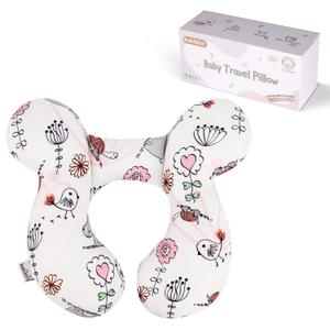 KAKIBLIN Baby Neck Pillow, Upgraded Baby Support Pillow,Babies Head Pillow,Neck Support Pillow for for Car Seat,Pushchair,Travel (Hippo) KAKIBLIN Baby Neck Pillow, Upgraded Baby Support Pillow,Babies Head Pillow,Neck Support Pillow for for Car Seat,Pushchair,Travel (Hippo)