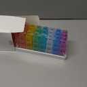 Daviky Monthly Pill Organizer 3 Times a Day, 30 Day Pill Organizer with Small Pill Box, One Month Medicine Organizer, 31 Day Pill Case Pill Container to Hold Vitamin, Supplement and Medication