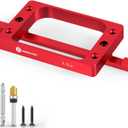 3-1/2" Fixed Size Door Hinge Jig for Door and Jamb, Aluminum Alloy Door Hinge Template Kit for Router, Mortise Jig Fits 3.5" Length 1/4" R, 5/8" R and Square Corner Hinges (3.5 in)