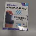 Orthopedic Metatarsal Pads,Ball of Foot Cushion with Gel Pad for Women and Men,Comfortable & Breathable Foot Pads for Ball Pain Relief, Morton's Neuroma, Metatarsalgia Support. (XLARGE:MEN(10-13), Black)