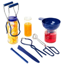 Canning Supplies Starter Kit Canner Tools for Water Bath and Pressure Canning Utensil Set includes Jar Lifter, Tongs, Funnel, Wrench, Lid Lifter for Beginners