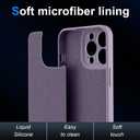 for Google Pixel7 Case,[Silky Touch Premium Liquid Silicone][Camera Protection] [Soft Anti-Scratch Microfiber Lining],Slim Soft Shockproof Phone Case,Light Purple 11-px7-06