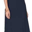 Style & Co. Sleeveless Slit Maxi Dress (Industrial Blue)