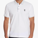 Robert Graham Men's Lucifer Short Sleeve Knit Cotton Polo Shirt, 3XL