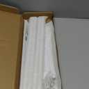 Wall Towel Rack for Rolled Towels, Towel Storage for Small Bathroom Can Holds 6 Large Towels, 30 inch Towel Racks with Shelf, White