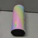 Corkcicle Cold Cup Insulated Tumbler with Straw - Keeps Drinks Cold for 12 Hours - Triple-Insulated Stainless Steel - Leak-Resistant Lid - Summer Drinkware Gift - 24 oz - Rainbow Unicorn