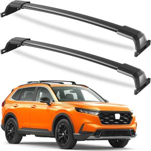 220lbs Roof Rack Cross Bars Compatible with 2023-2026 Honda CRV CR-V & CRV Sport Hybrid, All-Metal Heavy Duty Aluminum Crossbar Luggage Racks Roof Rails Rooftop Carrier Cargo Black