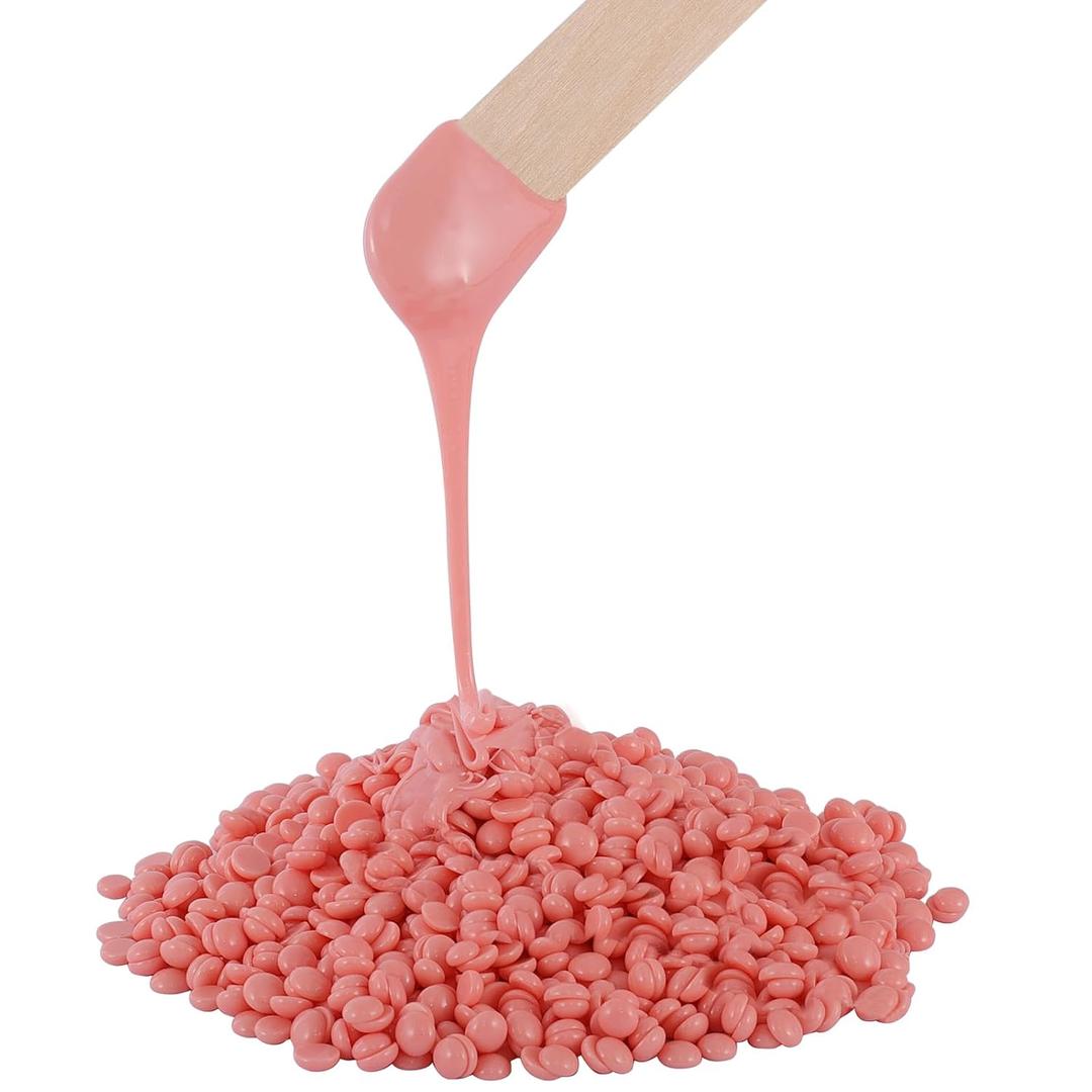 10LB Bulk Hard Wax Beads, Professional Stripless Waxing Bead for Brazilian, Bikini, Body, Face, Arms, Legs, Back, Chest, Commercial Hard Wax Beans for Professional Salons Hair Removal Wax Bead Refill