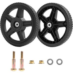 Parts Camp Push Mower Wheel kits Lawn Mower 14 inch Wheels for Push Mower(Set of 2)