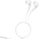 Plug-in Headphones  Wired inEar Earbuds, Lightweight Computer Stereo | 3.5 Mm Jack Kids Headphones, School Child-Friendly Audio, NoiseReducing Comfortable Fit for Laptops, (White)