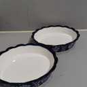 Tosnail 2 Pack 9.5" Ceramic Pie Pan, Deep Pie Dish, Fancy Pie Plates, Nonstick Large Quiche Pan Round Baking Dish for Fruit Tarts, Apple Pies, Cakes, Quiches